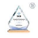 Apex Full Color Bamboo/Black Wood Trophy