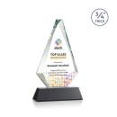 Crowell Full Color on Helton Black Crystal Trophy