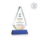 Crowell Full Color on Helton Blue Crystal Trophy