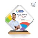 Jacobsen Full Color Bamboo/Black Wood Trophy