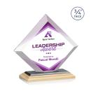 Carlson Full Color Bamboo/Black Wood Trophy