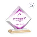 Carlson Full Color Bamboo/White Wood Trophy
