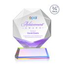 Gregory Full Color on Helton Base Prismatic Polygon Crystal Trophy