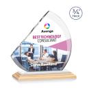 Yanez Full Color Bamboo/White Peaks Wood Trophy