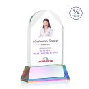 Cortez Full Color on Helton Prismatic Peaks Crystal Trophy