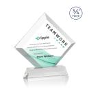 Carlson Full Color on Helton Base Clear Crystal Trophy
