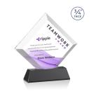 Carlson Full Color on Helton Base Black Crystal Trophy