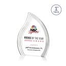 Pettit Full Color  Clear Left Flame Acrylic Trophy