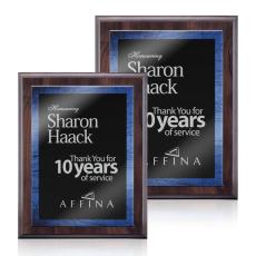 Garner Stark - Cherry/Blue - Wall Plaque Awards