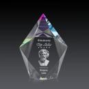 Barron 3D Prismatic Polygon Crystal Trophy