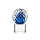Truong on Round Base Clear Globe Glass Trophy
