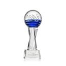 Darby on Saldana Crystal Base Clear Globe Glass Trophy