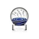 Darby on Lockwood Base Clear Globe Glass Trophy