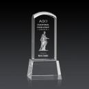 Silkwood 3D on Base Clear Towers Crystal Trophy