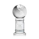 Globe Globe on Pedestal Base Crystal Trophy