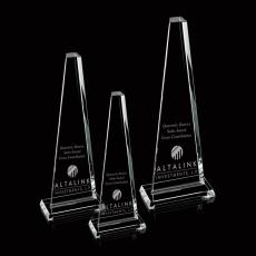 Driscoll Starfire Towers Crystal Trophy - Crystal Trophies