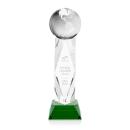 Globe on Toscana Base Green Globe Crystal Trophy