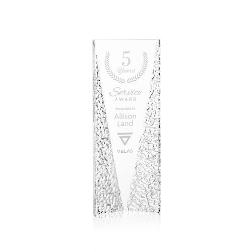 Awards and Plaques - Crystal Trophies - Navarro Towers Crystal Trophy