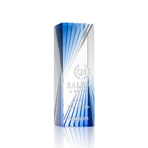 Awards and Plaques - Crystal Trophies - Aurelia Towers Crystal Trophy