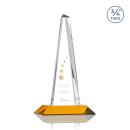 Womack Tower Amber Towers Crystal Trophy