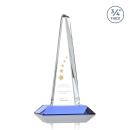 Womack Tower Sky Blue Towers Crystal Trophy
