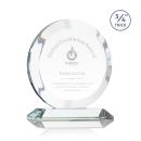 Delarosa Clear Circle Crystal Trophy