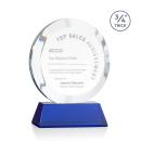 Delarosa on Helton Base Blue Circle Crystal Trophy