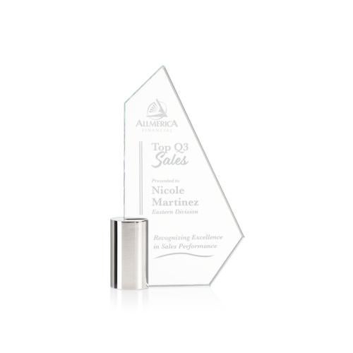 Awards and Plaques - Crystal Trophies - Huffman Unique Crystal Trophy