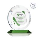 Delarosa Full Color Green Crystal Trophy