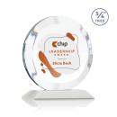 Delarosa Full Color Fagan Circle Crystal Trophy