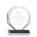 Minor Black Polygon Crystal Trophy