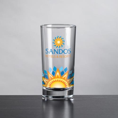 Custom Barware Glasses - Cocktail Glasses - Russell Hiball/Cooler - Full Color