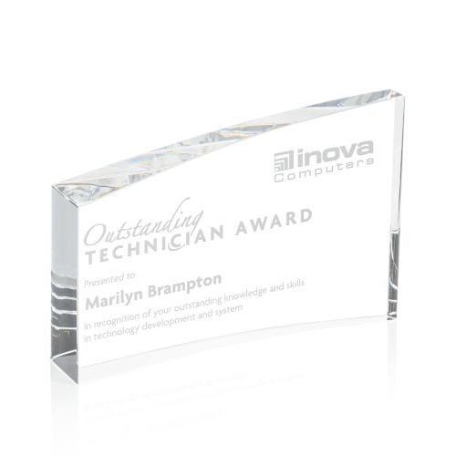 Awards and Plaques - Crystal Trophies - Nieves Peaks Crystal Trophy