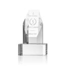 Holbrok Towers on Clear Base Crystal Trophy