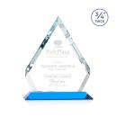 Apex Sky Blue Crystal Trophy