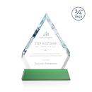 Apex on Helton Base Green Crystal Trophy