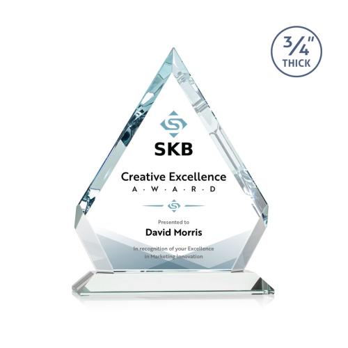 Awards and Plaques - Crystal Trophies - Apex Full Color Starfire Crystal Trophy