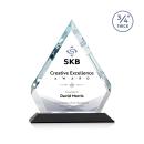 Apex Full Color Black Crystal Trophy