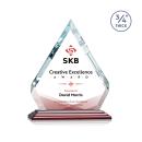 Apex Full Color Wood Crystal Trophy