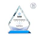 Apex Full Color Sky Blue Crystal Trophy