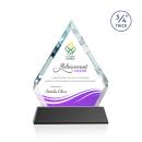 Apex Full Color on Helton Base Black Crystal Trophy