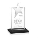Horton Chrome Star Black Towers Crystal Trophy