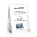Embedment Upright Wedge Rectangle Rectangle Acrylic Trophy