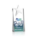 Morse Silver Star Full Color Towers Crystal Trophy