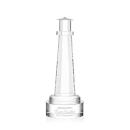 Lighthouse on Lockwood Base Clear Crystal Trophy