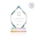 Diamond Diamond on Helton Prismatic Polygon Crystal Trophy
