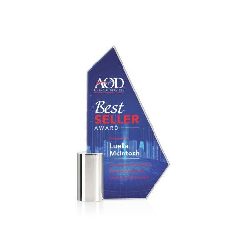 Awards and Plaques - Crystal Trophies - Huffman Full Color Metal Trophy