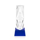 Toscana on Base Blue Towers Crystal Trophy