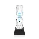Toscana Full Color on Base Black Towers Crystal Trophy