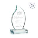Summers Clear Flame Crystal Trophy